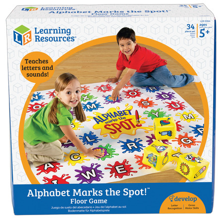 LEARNING RESOURCES Alphabet Marks the Spot Game 0394